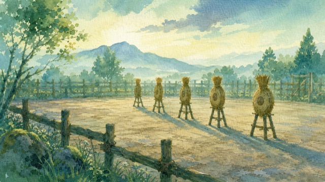 El patio de instrucción