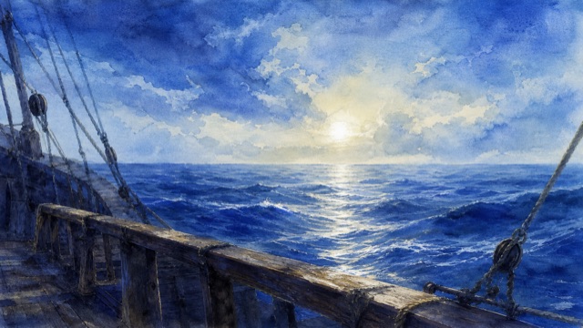 Cruzando o mar